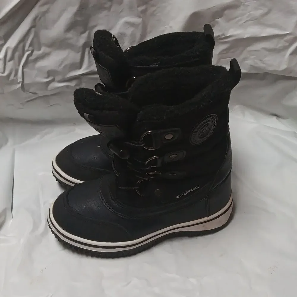 Tamarack Black Thinsulate Watee Resistant Impermeable Snow Boots Toddler Sz 10